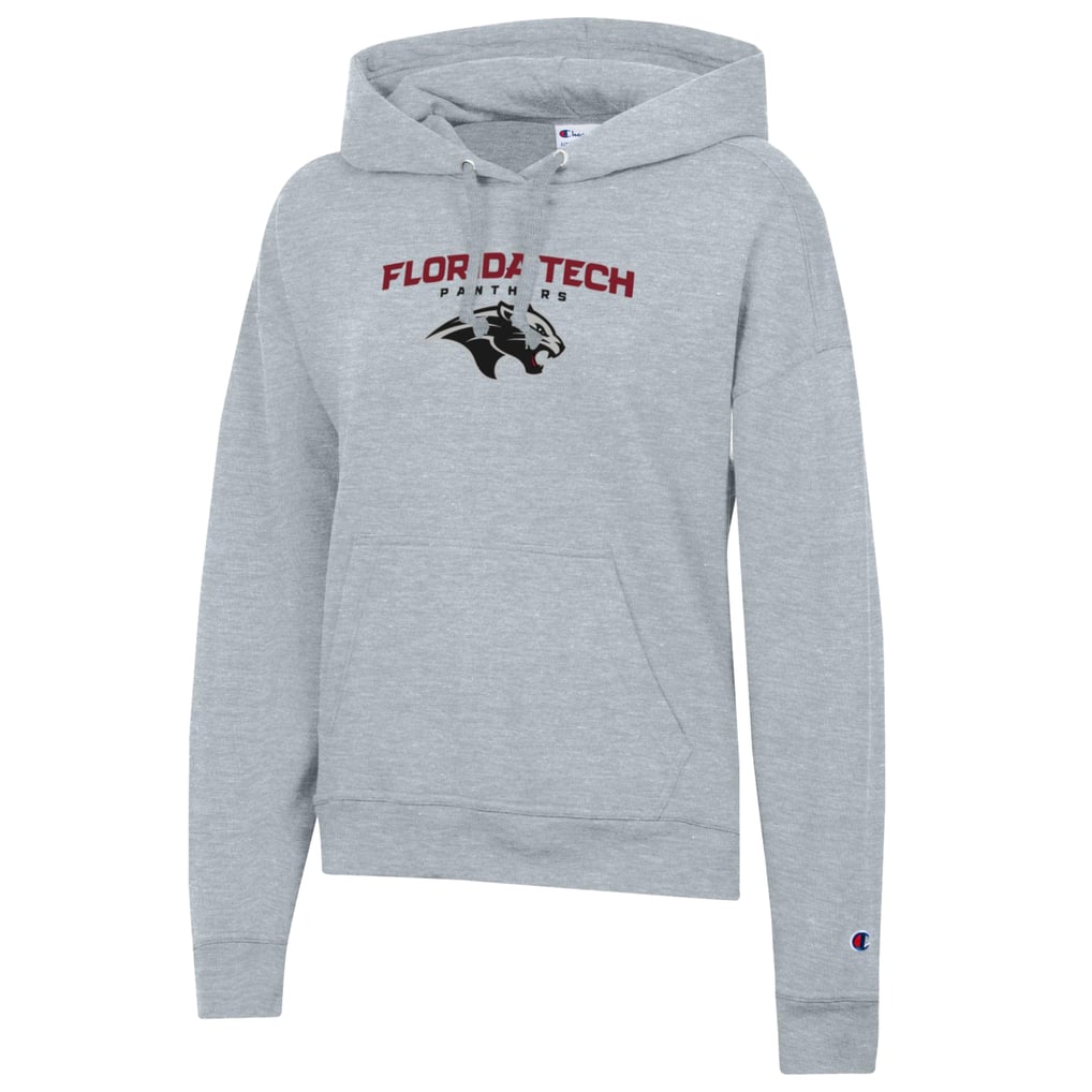  Florida Tech Panthers Champion Women's Powerblend Fleece Pullover Hoodie - Gray